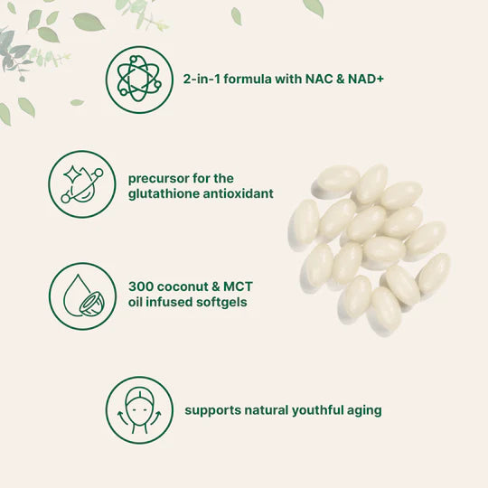 NAC With NAD+ Oil Softgels